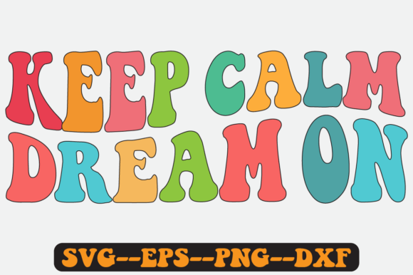 Dream on Quote Retro SVG Design