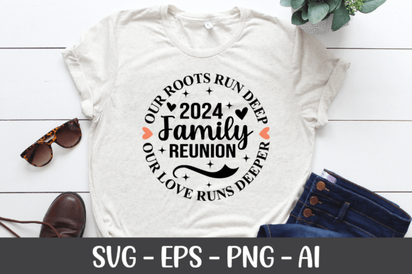 Our Roots Run Deep Family Reunion 2024 Graphics