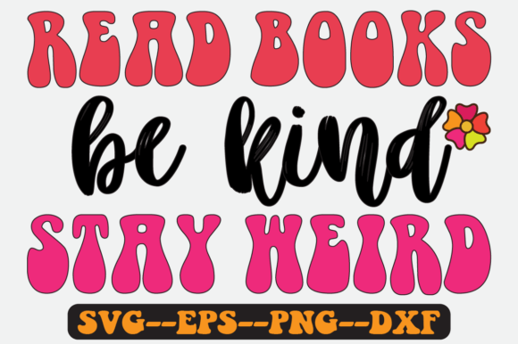 Read Books Quote Retro SVG Graphics for Crafts