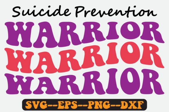 Suicide Prevention Awareness Retro SVG Graphics for Crafts